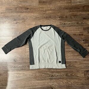 DKNY Grey and Black Crewneck Sweatshirt